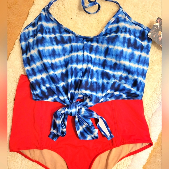 Kortni Jeane Other - KORTNI JEANE: Blue tie dye TUT